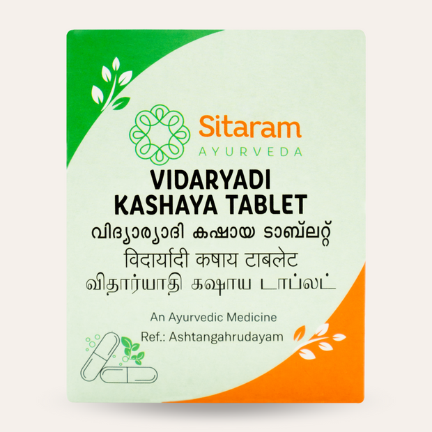 Tabletas Vidaryadi Kashayam